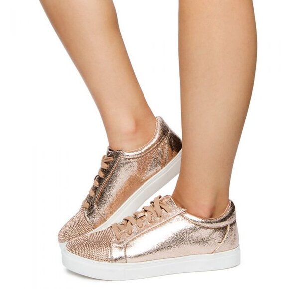ROSE GOLD IT IS SNEAKER ( BRAND NEW !!!!!!!!!! ) - Picture 1 of 4